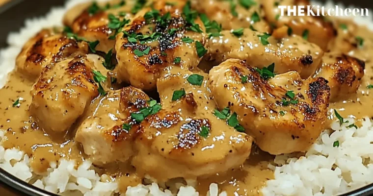 Smothered Chicken and Rice