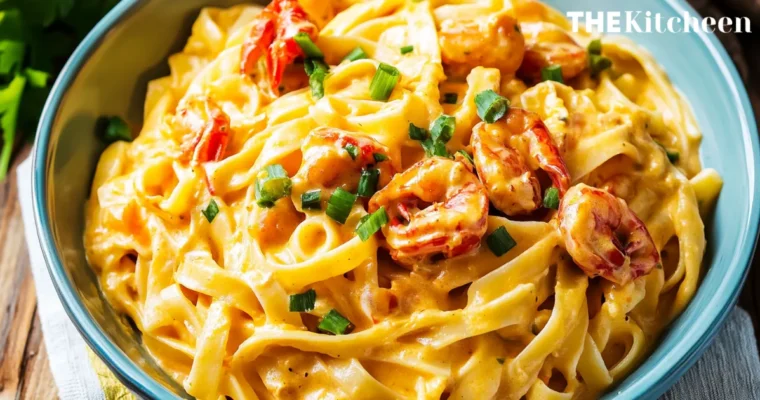 Crawfish Fettuccine Recipe