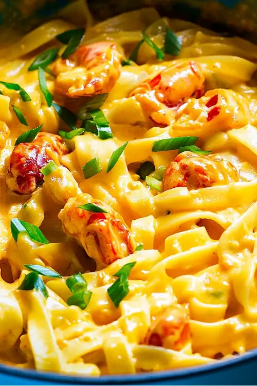 recipe crawfish fettuccine